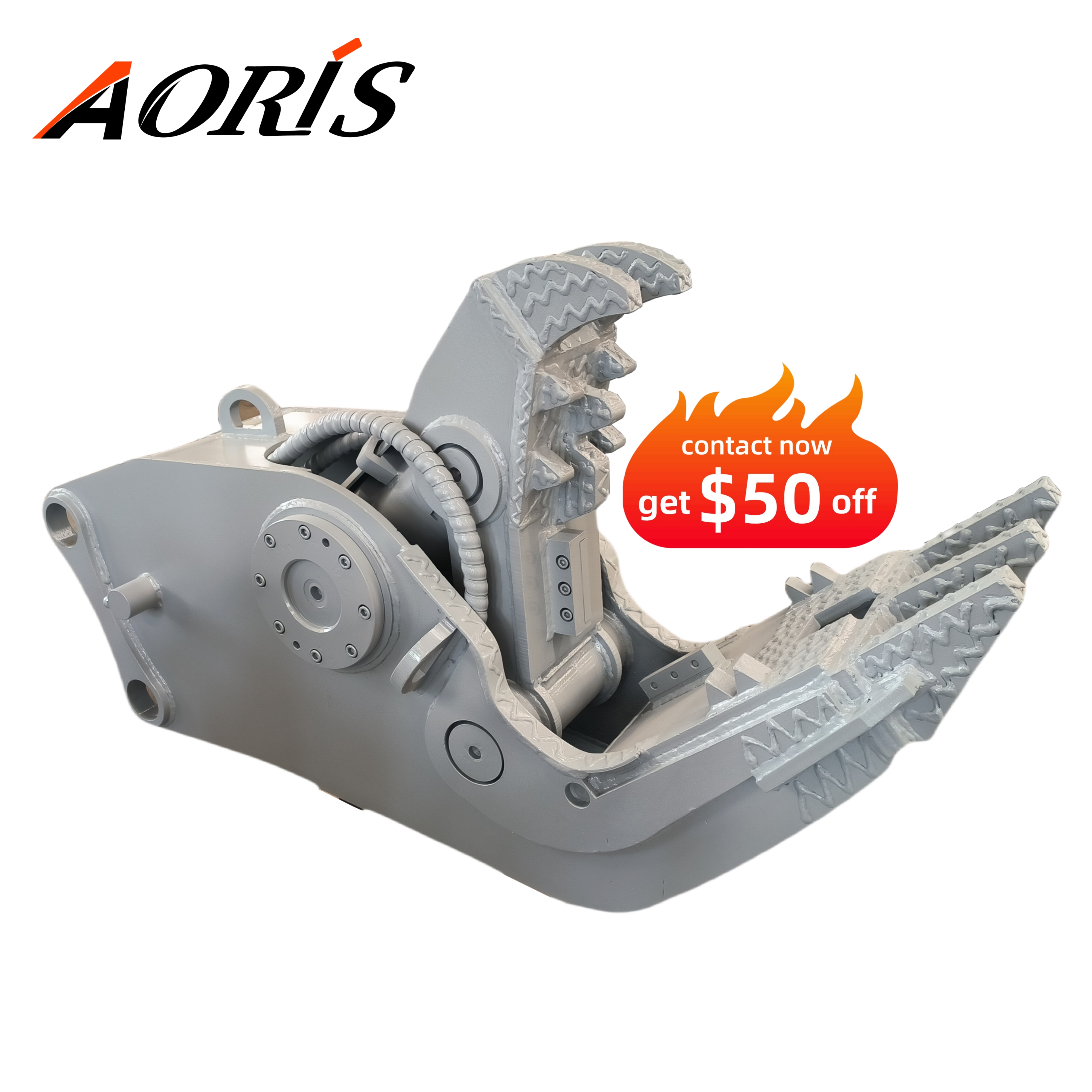 9-16 Ton Excavator Attachments Hydraulic Pulverizer Concrete Crusher Machine for Building Demolition a Hydraulic Shears Master