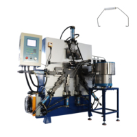 Machine de pliage automatique CNC personnalisée pour poignées de seau en fil métallique avec pince hydraulique en plastique intégrée
