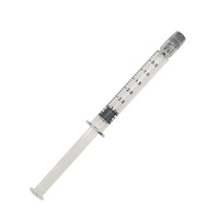 Lot de 100 seringues en verre borosilicate de 3 ml, seringues Luer Lock de 3 cc, seringues de laboratoire en verre, à utiliser pour les liquides