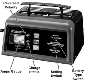 <span class=keywords><strong>Chargeur</strong></span> de <span class=keywords><strong>batterie</strong></span> de <span class=keywords><strong>voiture</strong></span> universel 12V 10A/50A, entrée 110V, démarreur de secours pour véhicules et outils électriques avec garantie d'un an - Excellent <span class=keywords><strong>prix</strong></span> - Product Image 2