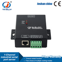 Huaqingjun Serveur Série RS485 232 vers Ethernet 1 Canal UDP DNS HTTP MQTT Modbus RTU vers Modbus TCP Convertisseur Série pour IoT