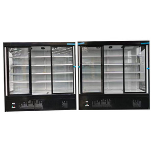 Vitrina Refrigerada Abierta para Supermercado de 1300L, Refrigerador Vertical con Cortina de Aire, 4 Estantes, Enfriamiento por Aire - Product Image 5