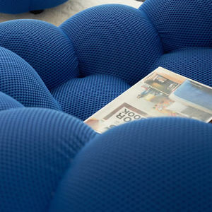 Sofá Seccional de Terciopelo con Relleno de Esponja, Diseño Contemporáneo sin Brazos, Forma Curva, Calidad Superior, Envío Eficiente - Product Image 2