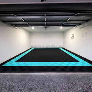 Dalles de sol en plastique pour garage de haute qualité 40*40cm, dalles de sol en plastique pour lavage de voiture, dalles de sol en plastique <span class=keywords><strong>PVC</strong></span> pour garage - Product Image 5