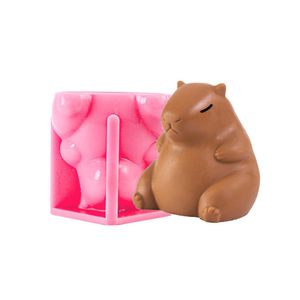 Capybara-shaped <b>baking</b> mold, crafting mold for soap and resin, food-grade <b>silicone</b> texture - Product Image 3