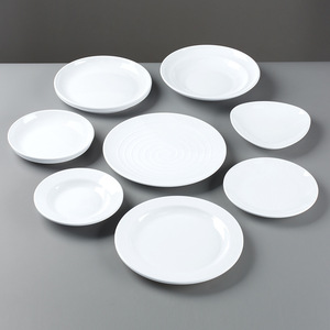 <b>Melamine</b> tableware <b>plates</b>, commercial restaurant <b>plates</b>, hotel white cold dish <b>plates</b> - Product Image 2