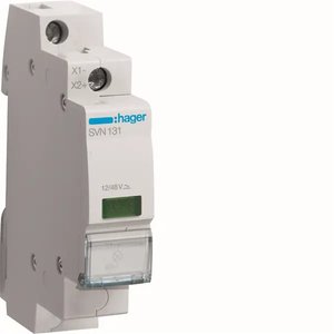 SVN131 compatibile con Hagers 1 indicatore luminoso 12 - 48V AC/DC LED verde modulo 1 DIN - Product Image 1