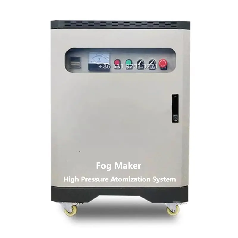 Construction Site Dust Removal And Cooling 40LPM High Pressure Spray Landscape Fog Machine Workshop Humidification Atomization