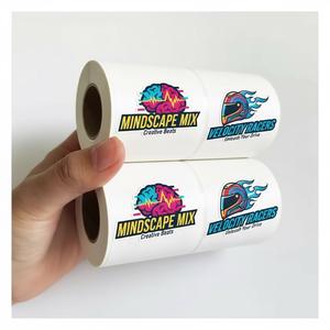 Vente en gros d'étiquette de produit personnalisée Impression de logo d'entreprise Rouleau d'étiquettes d'emballage en feuille <span class=keywords><strong>autocollante</strong></span> Étiquettes de vin pour bouteilles - Product Image 2