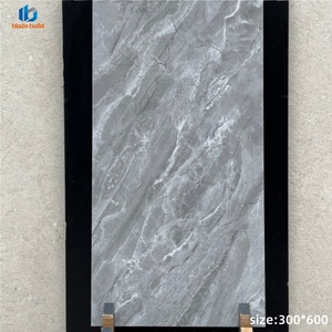 Azulejos de Porcelana con Aspecto de Piedra Natural Premium, 300x600mm, Verde Pastel, Acabado Brillante, Antideslizantes, Rústicos, para Paredes Interiores de Pasillos y Villas - Product Image 2