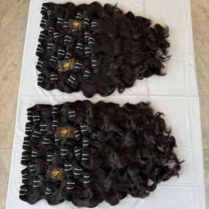 Wholesale 100% Raw Cambodian <b>Curly</b> Hair <b>Extensions</b> Cuticle Aligned Raw Indian Temple Weave Bundles High Human Hair <b>Extensions</b> - Product Image 2