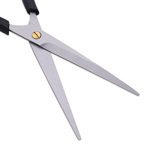 Hairdressing Scissors Stainless Steel Sharp Blade Long Handle Thinning Shears For Haircut And Bangs Trimming Household Use - Product Image 3