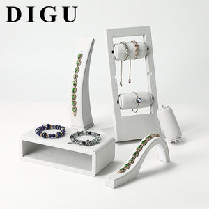 Ensemble <span class=keywords><strong>de</strong></span> présentoirs à <span class=keywords><strong>bijoux</strong></span> DIGU gris, support pour bagues et boucles d'oreilles, possibilité <span class=keywords><strong>de</strong></span> combiner librement <span class=keywords><strong>les</strong></span> présentoirs à <span class=keywords><strong>bijoux</strong></span> pour toutes <span class=keywords><strong>les</strong></span> catégories - Product Image 6