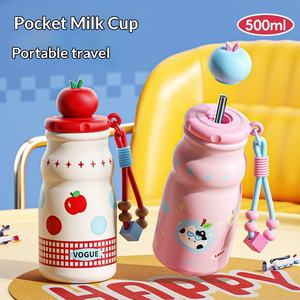 High Appearance Level 316 Stainless Steel Thermos Tumbler <b>Ceramic</b> Liner 12-24 Hours Thermal Insulation Eco-Friendly American - Product Image 5