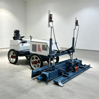 Machine de nivellement de béton au laser, équipement de pavage de sol en ciment pour un nivellement de sol de haute précision dans les entrepôts