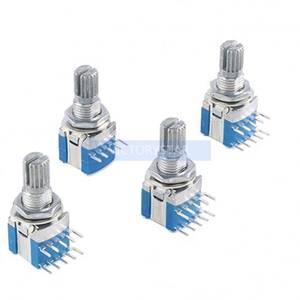 Rs1010 Band Switch 1 <strong>2</strong> Knife <strong>2</strong> <strong>3</strong> 4 5 6 Gear plum blossom handle 15mm long sealed rotary sw - Product Image 1