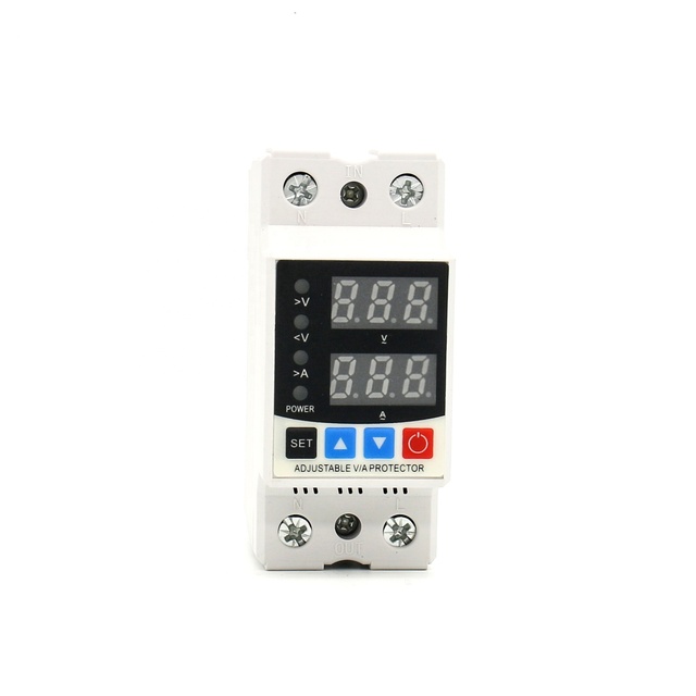 LEEYEE 1 Phase 220VAC 400V 40A 50/60Hz LYAP-A2 Self-reseting Over and Under Voltage Protector