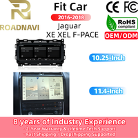 Autoradio Android 14 avec écran HD et navigation pour Jaguar XE XEL F-PACE 2016-2018, lecteur multimédia, CarPlay sans fil, GPS