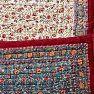 Nuevo Precio de calidad superior de lujo hecho a mano Vintage étnico Kantha edredón cosido a mano algodón Kantha edredón Patchwork edredón para el hogar - Product Image 1