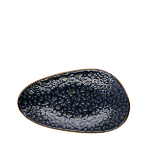 Piatto Piatto Astratto Blu Luna 26x15 cm - Product Image 1