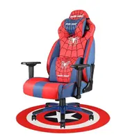 เก้าอี้สไปเดอร์แมนขนาดใหญ่แบบกำหนดเอง,เก้าอี้เล่นเกมคันโยกหนัง Pu พร้อมระบบรองรับเอวตามหลักการยศาสตร์ปี2022