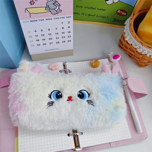 Moda lindo gato patrón gran capacidad cremallera dibujos animados creativo Simple pequeño bolso - Product Image 4