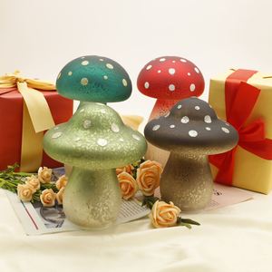 Artisanat en verre soufflé de haute qualité en forme de champignon, décoration d'intérieur, décoration de table - Product Image 6