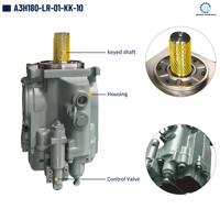 Pompe à piston hydraulique haute performance A3H180-LR-01-KK-10 180,7 ml/rev Pompe hydraulique pour machines de moulage par injection