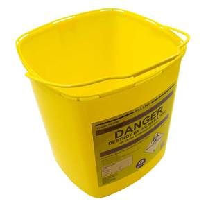 Hộp Đựng Dụng Cụ Y Tế Cỡ Lớn 22,7l Hộp Đựng Dụng Cụ Sắc Nhọn Dùng Một Lần Hộp Đựng Sắc Nhọn Bằng Nhựa - Product Image 2