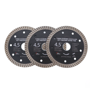 Disco de Sierra Turbo de Corte Rápido de 4.5 Pulgadas (<span class=keywords><strong>115</strong></span> <span class=keywords><strong>mm</strong></span>) para Granito, Mármol, Cuarzo y Cerámica, Rendimiento de Corte Superior y Larga Duración - Product Image 3
