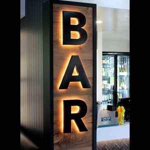 Outdoor Store Signage LED Channel Letters 3D Acrylic Metal Logo Sign Backlit Electronic Illuminated Advertising Lighting Signage - Product Image 1