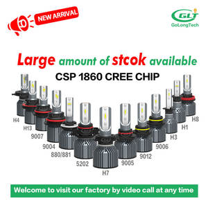 Giallo limone ghiaccio blu M2S 50W Golongtech 20000lm lampadine fendinebbia luce led C6 H8 fendinebbia auto - Product Image 4