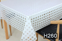Nappe de table transparente de haute qualité, nappe de table en PVC écologique et durable, nappe rectangulaire
