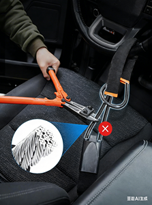 Verrou de volant universel pour <span class=keywords><strong>voiture</strong></span> Loveyoung, dispositif antivol en métal, 3 clés, <span class=keywords><strong>barre</strong></span> de sécurité, compatible BYD, 70 cm, 27,5 pouces - Product Image 5