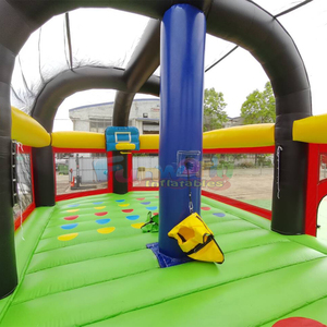 Structure gonflable géante multi-jeux pour l'extérieur, terrain de jeux, structure de terrain de sport gonflable - Product Image 4