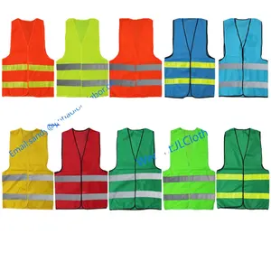 Gilet de sécurité réfléchissant de haute visibilité, chaînette, Construction