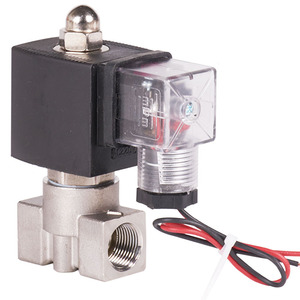 Vanne solénoïde pilote en acier inoxydable Yueer DN08 1215 AC 220V pour eau, gaz, huile, usage industriel - Product Image 2