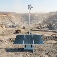 Torre de Vigilancia Portátil con Remolque de 7M/9M, con Energía Solar, CCTV, Certificación CE y EPA