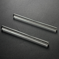 Barre de verre saphir de haute qualité, entièrement polie, sur mesure en usine, 8*100mm, pour guide optique