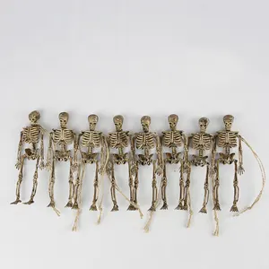 8 teile/paket Halloween Ghost Hanging Decoration Schreiende Mini-Schädel Halloween Skeleton Garland Haunted House Prop Innen dekor