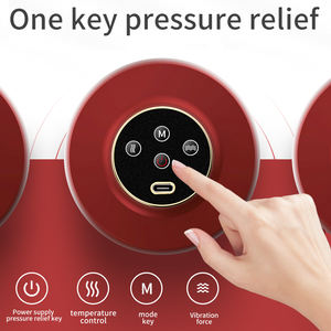 Alat Pijat Bekam Elektrik Portabel Terlaris dengan Vakum, Pengisap, dan Pemanas Cahaya Merah, Smart Ventouse <span class=keywords><strong>Cupping</strong></span> - Product Image 4