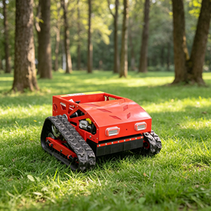 CE EPA-Zertifizierter Ferngesteuerter Raupenmäher Luftgekühlt Ein-Tasten-Start für Golfplatz Resort Campus Friedhof Rasen - Product Image 4