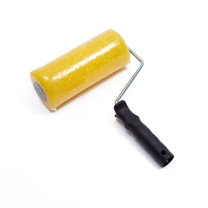 Top Quality Cheap 7 Inch Foam Yellow Colour Sponge Roller Brush Foam Paint Brush