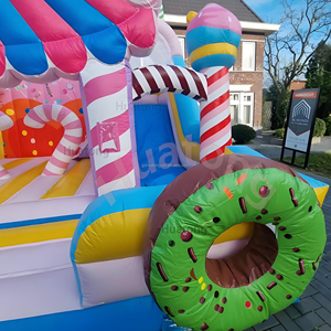 Castillo Inflable Comercial para Fiestas al Aire Libre, Castillo Inflable de PVC para Niños con Tobogán, <span class=keywords><strong>Casa</strong></span> de Brinco para Niños - Product Image 4