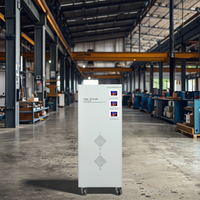 Régulateur de tension pour servomoteur triphasé 50 kVA 300V-450V SVC AVR avec affichage intelligent en cuivre pour utilisateurs de courant alternatif