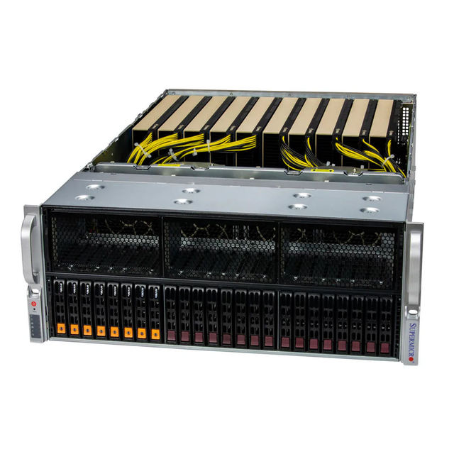 High Performance Supermicro SYS 421GE TNRT 4u Computer Intel 8444h Cpu Trade Blade Used Supermicro Superblade Server