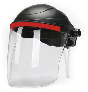 Casco de soldadura con visera de escudo para soldar, cubierta facial de radiación para lente de soldador, suministro de fábrica