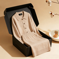 Caja de Cartón Corrugado Plegable con Impresión Personalizada de Lujo para Ropa, Ropa Interior, Regalos, Envío de Comercio Electrónico