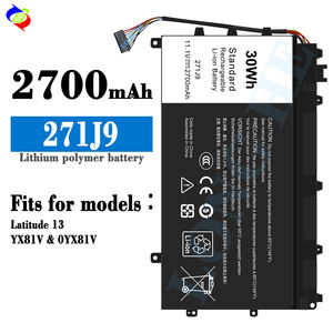 充電式リチウムイオンラップトップバッテリー271J9 11.1V 30Wh Dell Latitude 13 YX81V 0YX81Vラップトップバッテリー - Product Image 3