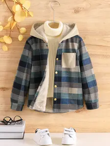 Wholesale Hot Style Boys Jacket Children's Warm Coats For Boys Handsome Coats Yellow And Blue Coat